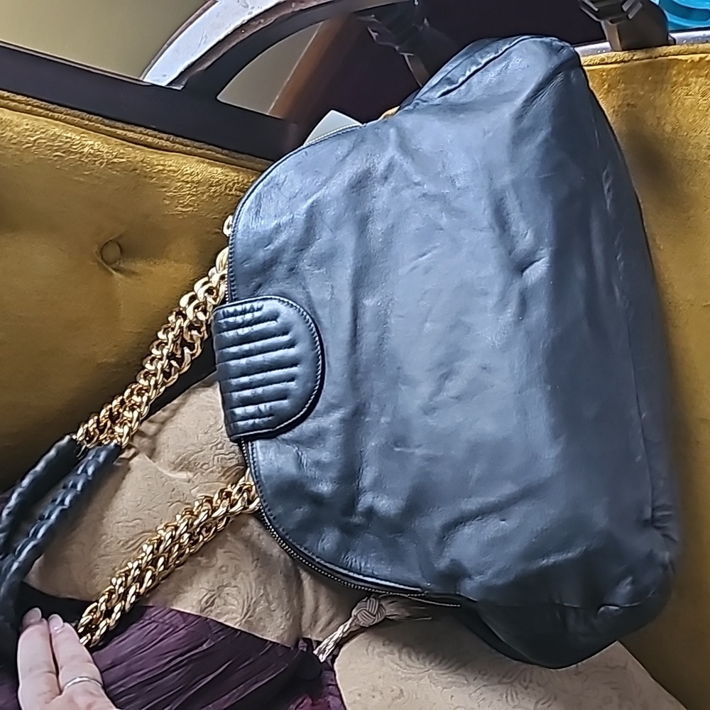 🖤NEW WITH TAG🖤 Luxurious Henri Bendel Satchel w Mirror - Picture 8 of 17